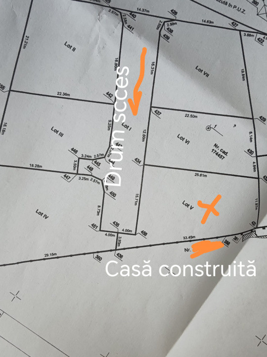    EXCLUSIVITATE ! Teren intravilan de vânzare – 428 mp – Stupini, Brașov