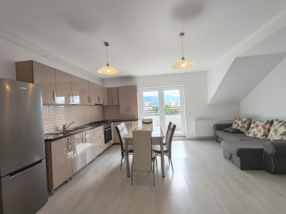 Apartament 2 camere, Tractorul – bloc nou, mobilat, priveliște superbă