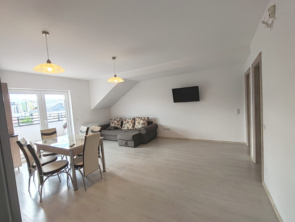 Apartament 2 camere, Tractorul – bloc nou, mobilat, priveliște superbă