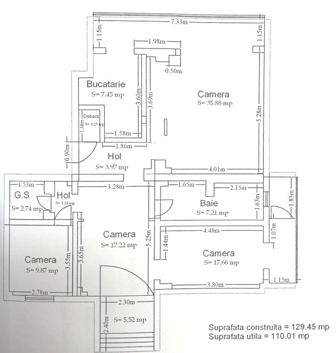 Spațiu multifuncțional cu acces stradal