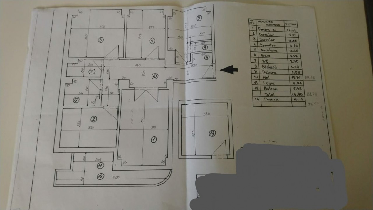 Apartament 4 camere Zona Centrul Civic 